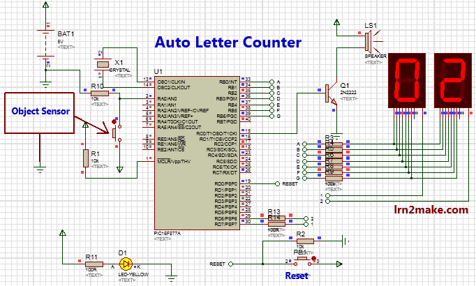 Simple letter counter using PIC - BobVolts Electronics
